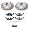 SC5149 Semi-Coated Rotor & Low-Dust Ceramic Brake Pad Kit - image 1