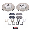 SC5217 Semi-Coated Rotor & Low-Dust Ceramic Brake Pad Kit - image 1