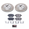 SC5219 Semi-Coated Rotor & Low-Dust Ceramic Brake Pad Kit - image 1