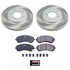 SC5233 Semi-Coated Rotor & Low-Dust Ceramic Brake Pad Kit - image 1