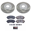 SC5234 Semi-Coated Rotor & Low-Dust Ceramic Brake Pad Kit - image 1