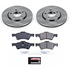 SC5246 Semi-Coated Rotor & Low-Dust Ceramic Brake Pad Kit - image 1