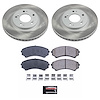 SC5258 Semi-Coated Rotor & Low-Dust Ceramic Brake Pad Kit - image 1