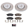 SC5264 Semi-Coated Rotor & Low-Dust Ceramic Brake Pad Kit - image 1