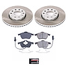 SC528 Semi-Coated Rotor & Low-Dust Ceramic Brake Pad Kit - image 1