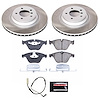 SC5281 Semi-Coated Rotor & Low-Dust Ceramic Brake Pad Kit - image 1