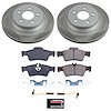 SC5322 Semi-Coated Rotor & Low-Dust Ceramic Brake Pad Kit - image 1