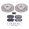 SC5334 Semi-Coated Rotor & Low-Dust Ceramic Brake Pad Kit - image 1