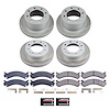 SC5338 Semi-Coated Rotor & Low-Dust Ceramic Brake Pad Kit - image 1