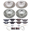 SC5357 Semi-Coated Rotor & Low-Dust Ceramic Brake Pad Kit - image 1