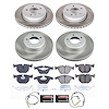 SC5360 Semi-Coated Rotor & Low-Dust Ceramic Brake Pad Kit - image 1