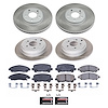 SC5369 Semi-Coated Rotor & Low-Dust Ceramic Brake Pad Kit - image 1