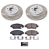 SC5382 Semi-Coated Rotor & Low-Dust Ceramic Brake Pad Kit - image 1