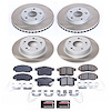 SC5391 Semi-Coated Rotor & Low-Dust Ceramic Brake Pad Kit - image 1