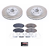 SC5392 Semi-Coated Rotor & Low-Dust Ceramic Brake Pad Kit - image 1