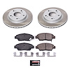 SC5400 Semi-Coated Rotor & Low-Dust Ceramic Brake Pad Kit - image 1