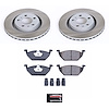 SC5401 Semi-Coated Rotor & Low-Dust Ceramic Brake Pad Kit - image 1