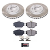 SC5406 Semi-Coated Rotor & Low-Dust Ceramic Brake Pad Kit - image 1