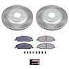 SC5407 Semi-Coated Rotor & Low-Dust Ceramic Brake Pad Kit - image 1