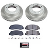 SC5412 Semi-Coated Rotor & Low-Dust Ceramic Brake Pad Kit - image 1