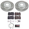 SC5422 Semi-Coated Rotor & Low-Dust Ceramic Brake Pad Kit - image 1
