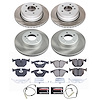 SC5439 Semi-Coated Rotor & Low-Dust Ceramic Brake Pad Kit - image 1