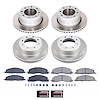 SC5458 Semi-Coated Rotor & Low-Dust Ceramic Brake Pad Kit - image 1