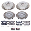SC5461 Semi-Coated Rotor & Low-Dust Ceramic Brake Pad Kit - image 1