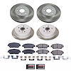 SC5476 Semi-Coated Rotor & Low-Dust Ceramic Brake Pad Kit - image 1