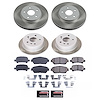 SC5482 Semi-Coated Rotor & Low-Dust Ceramic Brake Pad Kit - image 1
