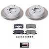 SC5499 Semi-Coated Rotor & Low-Dust Ceramic Brake Pad Kit - image 1