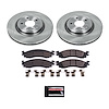 SC5507 Semi-Coated Rotor & Low-Dust Ceramic Brake Pad Kit - image 1
