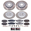SC5510 Semi-Coated Rotor & Low-Dust Ceramic Brake Pad Kit - image 1