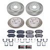 SC5523 Semi-Coated Rotor & Low-Dust Ceramic Brake Pad Kit - image 1
