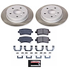 SC5531 Semi-Coated Rotor & Low-Dust Ceramic Brake Pad Kit - image 1