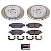 SC5543 Semi-Coated Rotor & Low-Dust Ceramic Brake Pad Kit - image 1