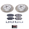 SC5544 Semi-Coated Rotor & Low-Dust Ceramic Brake Pad Kit - image 1