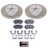 SC5547 Semi-Coated Rotor & Low-Dust Ceramic Brake Pad Kit - image 1