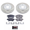 SC5550 Semi-Coated Rotor & Low-Dust Ceramic Brake Pad Kit - image 1