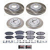 SC5555 Semi-Coated Rotor & Low-Dust Ceramic Brake Pad Kit - image 1