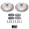 SC5558 Semi-Coated Rotor & Low-Dust Ceramic Brake Pad Kit - image 1