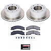SC5563 Semi-Coated Rotor & Low-Dust Ceramic Brake Pad Kit - image 1