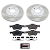 SC5571 Semi-Coated Rotor & Low-Dust Ceramic Brake Pad Kit - image 1