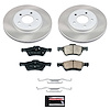 SC5572 Semi-Coated Rotor & Low-Dust Ceramic Brake Pad Kit - image 1