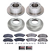 SC5573 Semi-Coated Rotor & Low-Dust Ceramic Brake Pad Kit - image 1