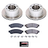 SC5578 Semi-Coated Rotor & Low-Dust Ceramic Brake Pad Kit - image 1
