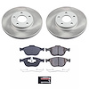 SC5580 Semi-Coated Rotor & Low-Dust Ceramic Brake Pad Kit - image 1