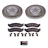 SC5581 Semi-Coated Rotor & Low-Dust Ceramic Brake Pad Kit - image 1