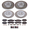 SC5582 Semi-Coated Rotor & Low-Dust Ceramic Brake Pad Kit - image 1