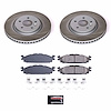 SC5583 Semi-Coated Rotor & Low-Dust Ceramic Brake Pad Kit - image 1
